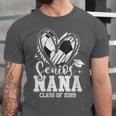 Women's Senior Nana Class Of 2026 Soccer Graduation Heart Unisex Jersey T-Shirt