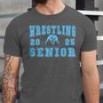 Wrestling Senior Night Wrestling Senior 2025 Graduation 38 Unisex Jersey T-Shirt