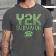 Y2K Survivor 2000s Nostalgia Retro Vintage Nostalgic Unisex Jersey T-Shirt