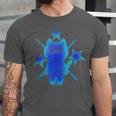 Yk2 Grunge Earthy Blue Cat With Stars Tomboy 90s Nostalgia Unisex Jersey T-Shirt Yk2 Grunge Earthy Blue Cat With Stars Tomboy 90s Nostalgia Unisex Jersey T-Shirt