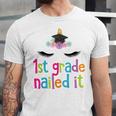 1st Grade Nailed ItShirt Unicorn Graduation Class Of 2018 Unisex Jersey T-Shirt