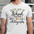 2026 Last Day Of School Autograph 8th Grade Graduation Party Unisex Jersey T-Shirt