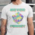 80s 90s Nostalgia Magic Cube Retro Party Costume Unisex Jersey T-Shirt 80s 90s Nostalgia Magic Cube Retro Party Costume Unisex Jersey T-Shirt