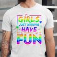 80's Girls Just Wanna Have Fun Nostalgia 1980s Style Premium Tri-Blend Unisex Jersey T-Shirt