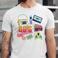 80's Vintage Cassette Tape Nostalgia Mixtape Era 1980s Retro Premium Tri-Blend Unisex Jersey T-Shirt