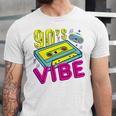 90's Vibe Retro Style Cassette Tape Nostalgia 1990s Party Premium Tri-Blend Unisex Jersey T-Shirt