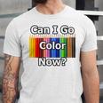 Adult Coloring Book Can I Go Color Now Women Men Adults Premium Tri-Blend Unisex Jersey T-Shirt Adult Coloring Book Can I Go Color Now Women Men Adults Premium Tri-Blend Unisex Jersey T-Shirt