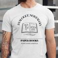 Analogue Nostalgia Paper Books Book Graphic Unisex Jersey T-Shirt