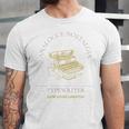 Analogue Nostalgia Typewriter Graphic Premium Tri-Blend Unisex Jersey T-Shirt