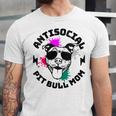 Antisocial Pit Bull Mom Pittie Introvert Dog Lover Pit Bull Unisex Jersey T-Shirt Antisocial Pit Bull Mom Pittie Introvert Dog Lover Pit Bull Unisex Jersey T-Shirt