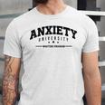 Anxiety University Anxious Antisocial Introvert Unisex Jersey T-Shirt Anxiety University Anxious Antisocial Introvert Unisex Jersey T-Shirt