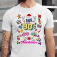 Back To 90's Christmas Nostalgia Quotes Graphic Premium Tri-Blend Unisex Jersey T-Shirt