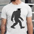 Bigfoot Graduate Shirt Cute Sasquatch Graduation Unisex Jersey T-Shirt