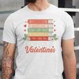 All Booked For Valentines Retro Book Lover Teacher Bookworm Premium Tri-Blend Unisex Jersey T-Shirt