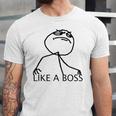Like A Boss Rage Comic Meme Classic Internet Nostalgia Tee Unisex Jersey T-Shirt Like A Boss Rage Comic Meme Classic Internet Nostalgia Tee Unisex Jersey T-Shirt