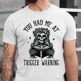 Buy Me Books And Tell Me To STFUATTDLAGG Outfits Spicy Smutty Book Reader You Had Me At Trigger Warning Unisex Jersey T-Shirt Buy Me Books And Tell Me To STFUATTDLAGG Outfits Spicy Smutty Book Reader You Had Me At Trigger Warning Unisex Jersey T-Shirt