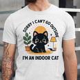 Cat Shirt Introvert Sorry I Can’t Go I’m An Indoor Cat Unisex Jersey T-Shirt Cat Shirt Introvert Sorry I Can’t Go I’m An Indoor Cat Unisex Jersey T-Shirt