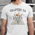 Chapter 34 Book Lovers & Readers 34th Birthday Wildflowers Premium Tri-Blend Unisex Jersey T-Shirt Chapter 34 Book Lovers & Readers 34th Birthday Wildflowers Premium Tri-Blend Unisex Jersey T-Shirt