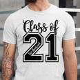 Class Of 2021 Senior 21 Cool Graduation Unisex Jersey T-Shirt