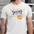 Class Of 2022 Senior Year 90's TV Style Graduation For Grad Unisex Jersey T-Shirt