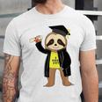 Class Of 2022 Sloth Graduation Masters College High School Unisex Jersey T-Shirt