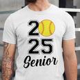 Class Of 2025 Softball Senior Graduation Graduate Women Unisex Jersey T-Shirt