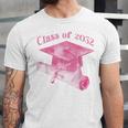 Class Of 2032 Senior 2032 Back To School 2032 Graduation Cap Unisex Jersey T-Shirt