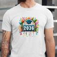Class Of 2036 Graduation School Vintage Senior 2036 Unisex Jersey T-Shirt