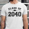 Class Of 2040 Grow With Me Graduation First Day Of School Unisex Jersey T-Shirt