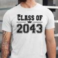 Class Of 2043 Grow With Me Graduation First Day Of School Unisex Jersey T-Shirt
