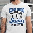 Color Guard Senior 2026 Flags Marching Band Graduation Grad Unisex Jersey T-Shirt
