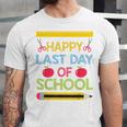 Cool Stylish Happy Last Day Of School Shirt Graduation Unisex Jersey T-Shirt