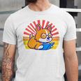 Corgi Dog Reading Book Book Lover Dog Lover Unisex Jersey T-Shirt