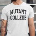 Crazy Sarcastic MUTANT COLLEGE Introvert Anti Social Unisex Jersey T-Shirt