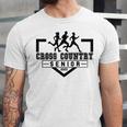 Cross Country Senior Night Senior 2025 Graduation Party 40 Unisex Jersey T-Shirt