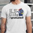 Cute Graduation Cat Masters High School T-Shirt For Men Women Kids Unisex Jersey T-Shirt