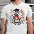 Cute Graduation Zebra Holding DiplomaShirt Unisex Jersey T-Shirt
