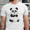 Cute Introvert Vibes – Panda Hello & Goodbye Unisex Jersey T-Shirt Cute Introvert Vibes – Panda Hello & Goodbye Unisex Jersey T-Shirt