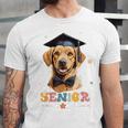 Dog Class Of 2024 Graduation Senior 2024 Men Women Girls Kids Unisex Jersey T-Shirt