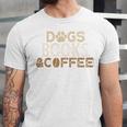 Dogs Books & Coffee Unisex Jersey T-Shirt