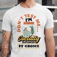Don't Test Me Introvert's Unisex Jersey T-Shirt Don't Test Me Introvert's Unisex Jersey T-Shirt