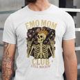 Emo Mom Club Still Rockin Skeleton Nostalgia Women Mother Unisex Jersey T-Shirt