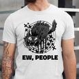 Ew People Introvert Cat Lover Crazy Cats Lady Unisex Jersey T-Shirt