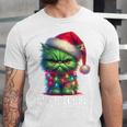 Ew People Meowy Cat Christmas Introvert Men Women Unisex Jersey T-Shirt Ew People Meowy Cat Christmas Introvert Men Women Unisex Jersey T-Shirt
