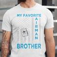 My Favorite Airman Calls Me Brother Airman Graduation Premium Tri-Blend Unisex Jersey T-Shirt