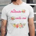 My Favorite Teacher Calls Me Mom Graduation Unisex Jersey T-Shirt