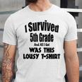 Fifth 5th Grade Graduation Shirt Child Graduate Education Unisex Jersey T-Shirt