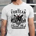 Fortean Social Club Bigfoot Mothman Alien Cryptid Introvert Unisex Jersey T-Shirt