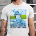 Frutiger Aero Aesthetic Tech Water Fishes Monitor Screen Raglan Baseball Tee Unisex Jersey T-Shirt Frutiger Aero Aesthetic Tech Water Fishes Monitor Screen Raglan Baseball Tee Unisex Jersey T-Shirt