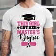 This Girl Got Her Masters Degree Graduation Mastered It 2024 Unisex Jersey T-Shirt